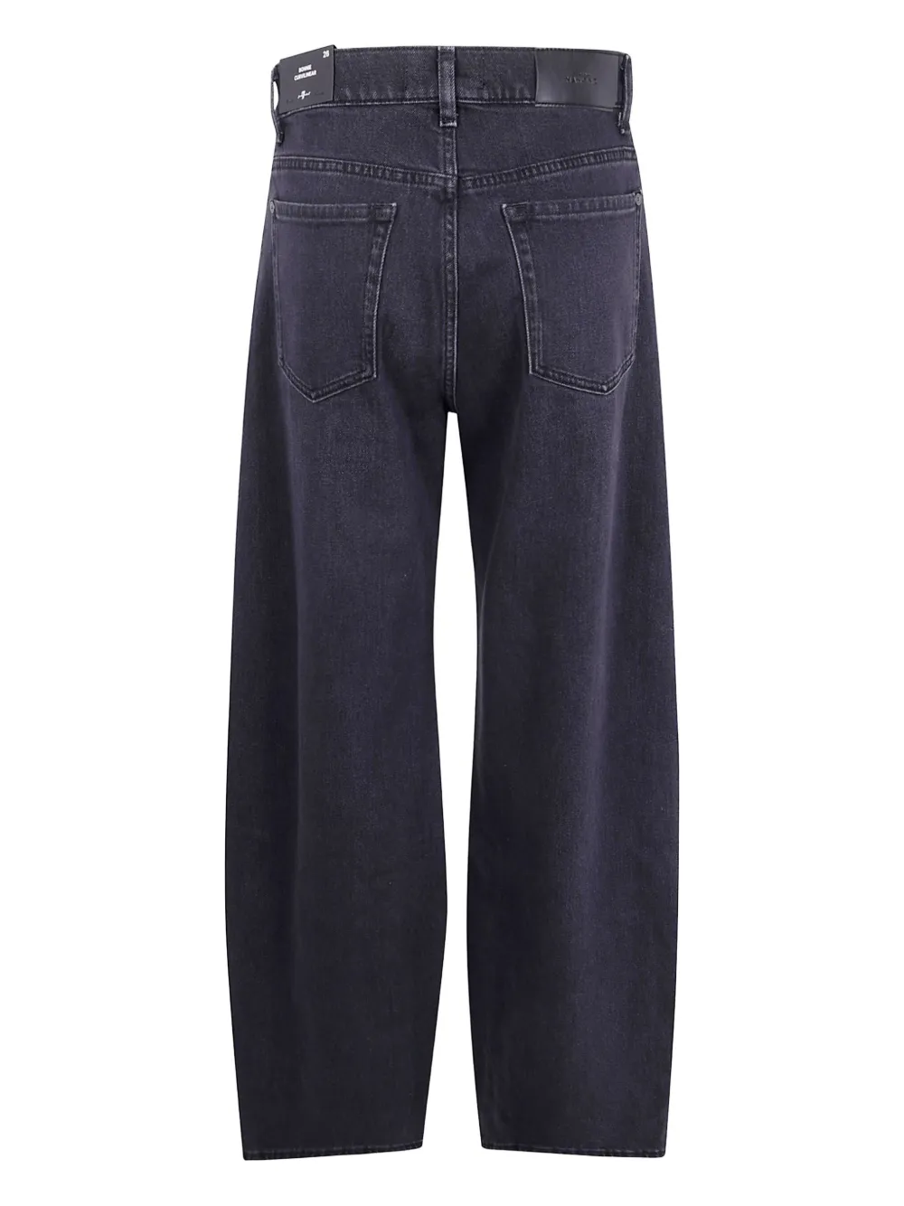 7 For All Mankind Twisted Bonnie Mankind Radar baggy jeans - Zwart