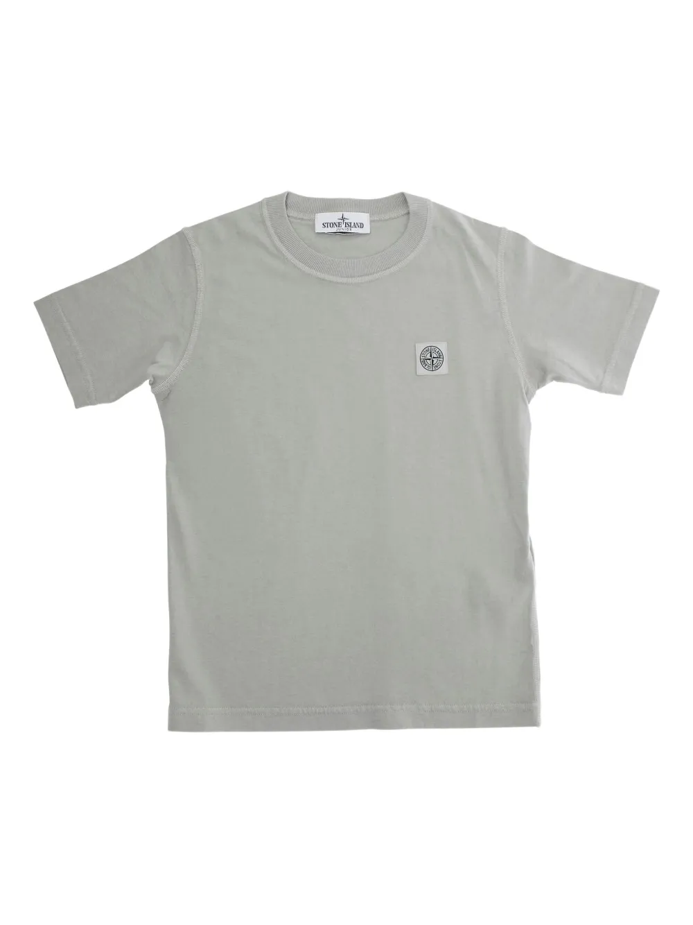 Stone Island Junior T-shirt met logopatch Grijs