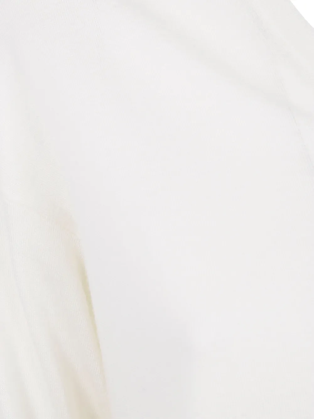 Drumohr V-neck ribbed sweater Beige