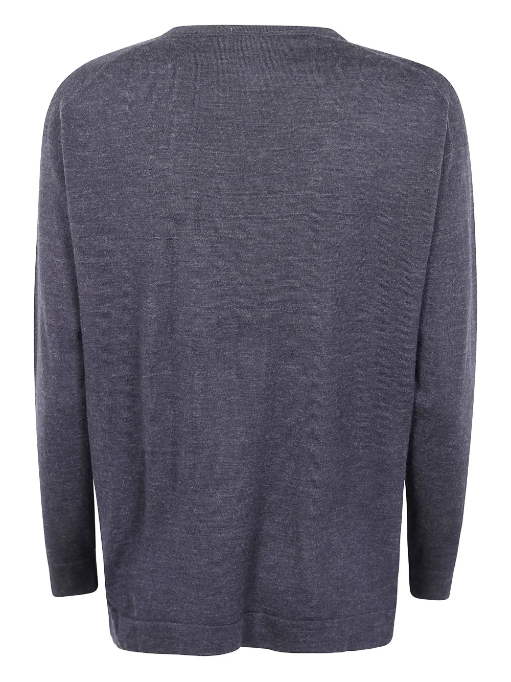 Drumohr V-neck wool sweater Blauw