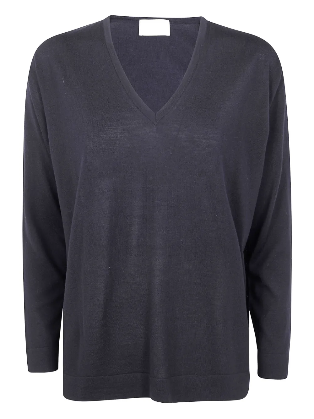 Drumohr V-neck wool sweater Blauw