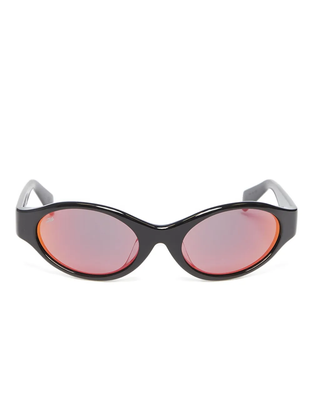 Pleasures oval-frame sunglasses Zwart