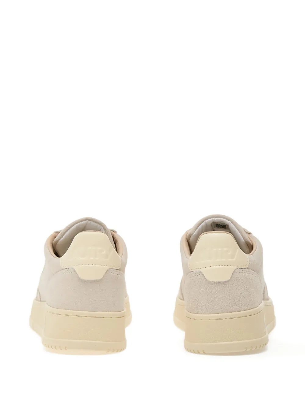Autry Medalist perforated suede sneakers Neutrals
