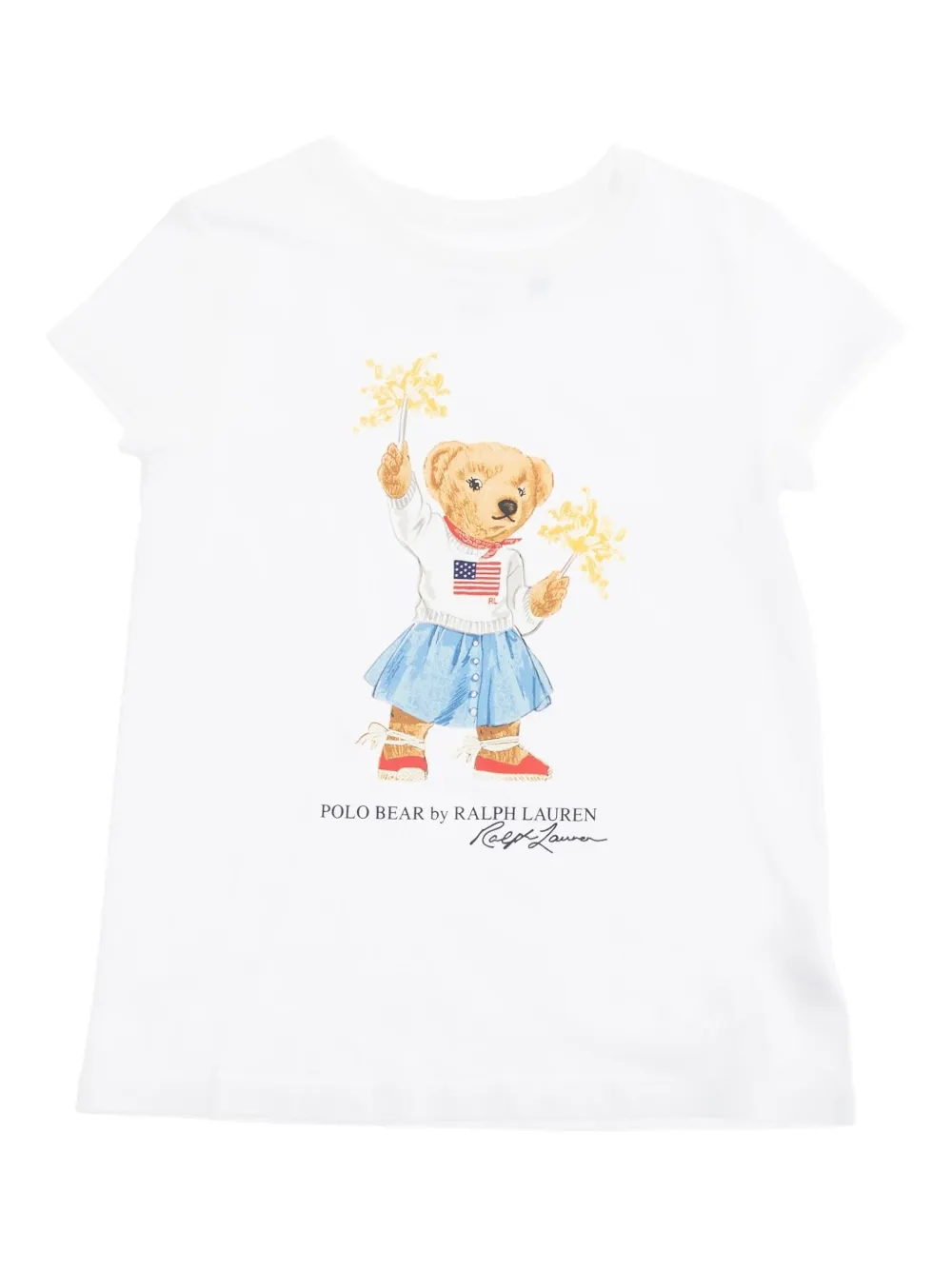 POLO RALPH LAUREN KIDS logo-print T-shirt Wit