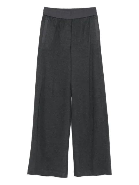 Peserico elastic-waistband trousers