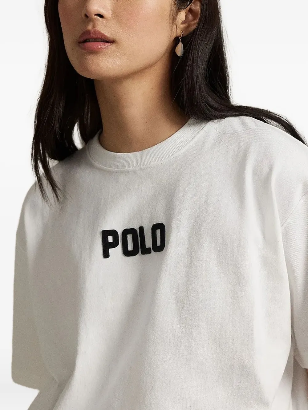 Polo Ralph Lauren T-shirt met geborduurd logo Wit
