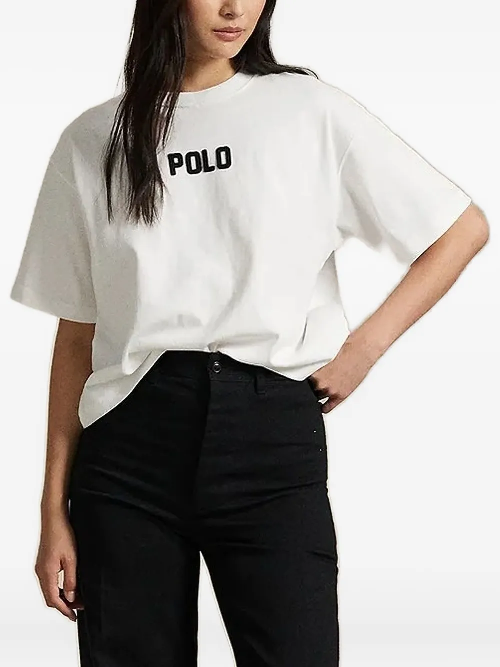Polo Ralph Lauren T-shirt met geborduurd logo Wit