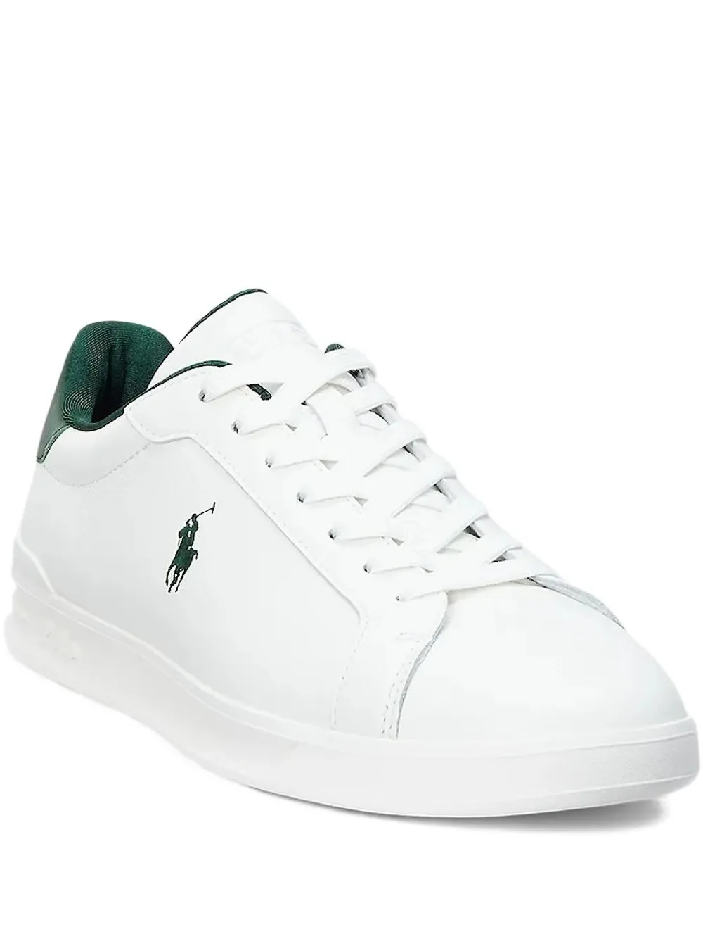 Polo Ralph Lauren polo-player logo leather low-top sneakers White