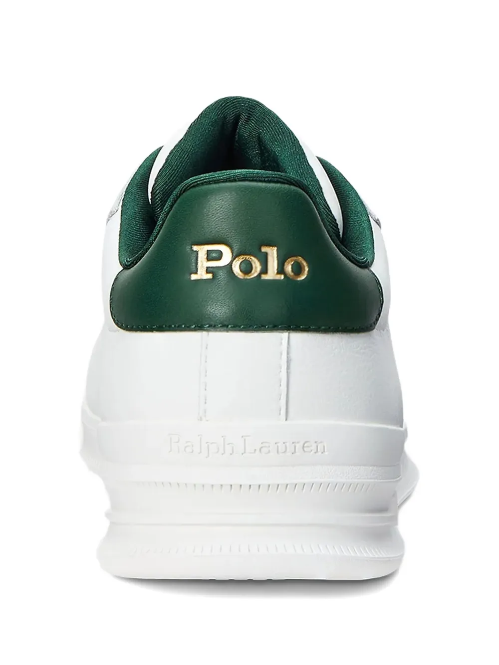 Polo Ralph Lauren polo-player logo leather low-top sneakers White
