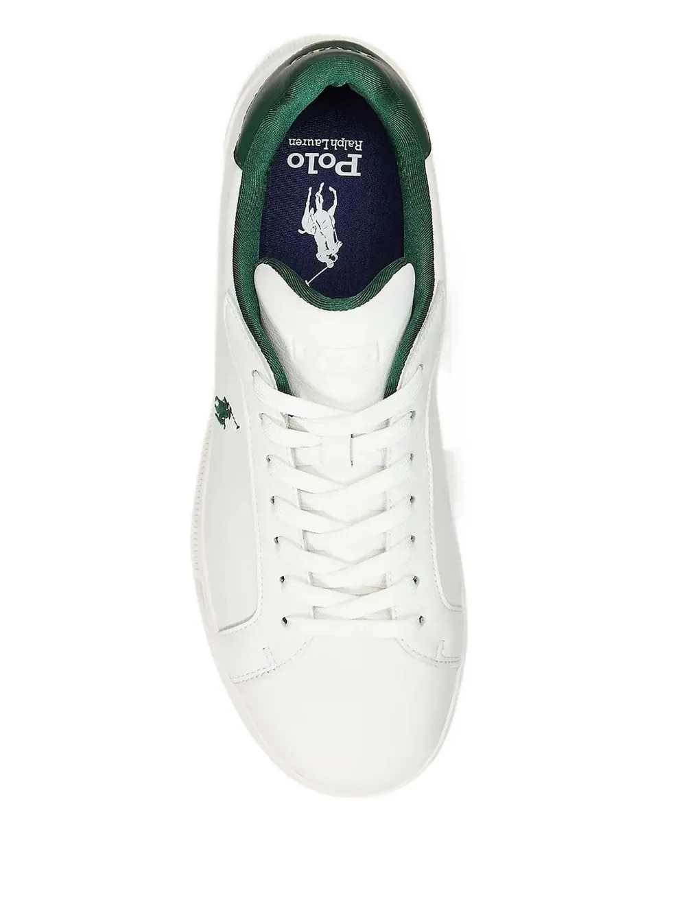 Polo Ralph Lauren polo-player logo leather low-top sneakers White