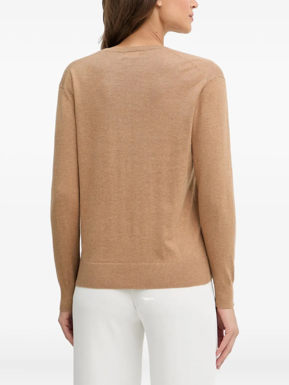 Polo Ralph Lauren Polo Pony top met V-hals Bruin