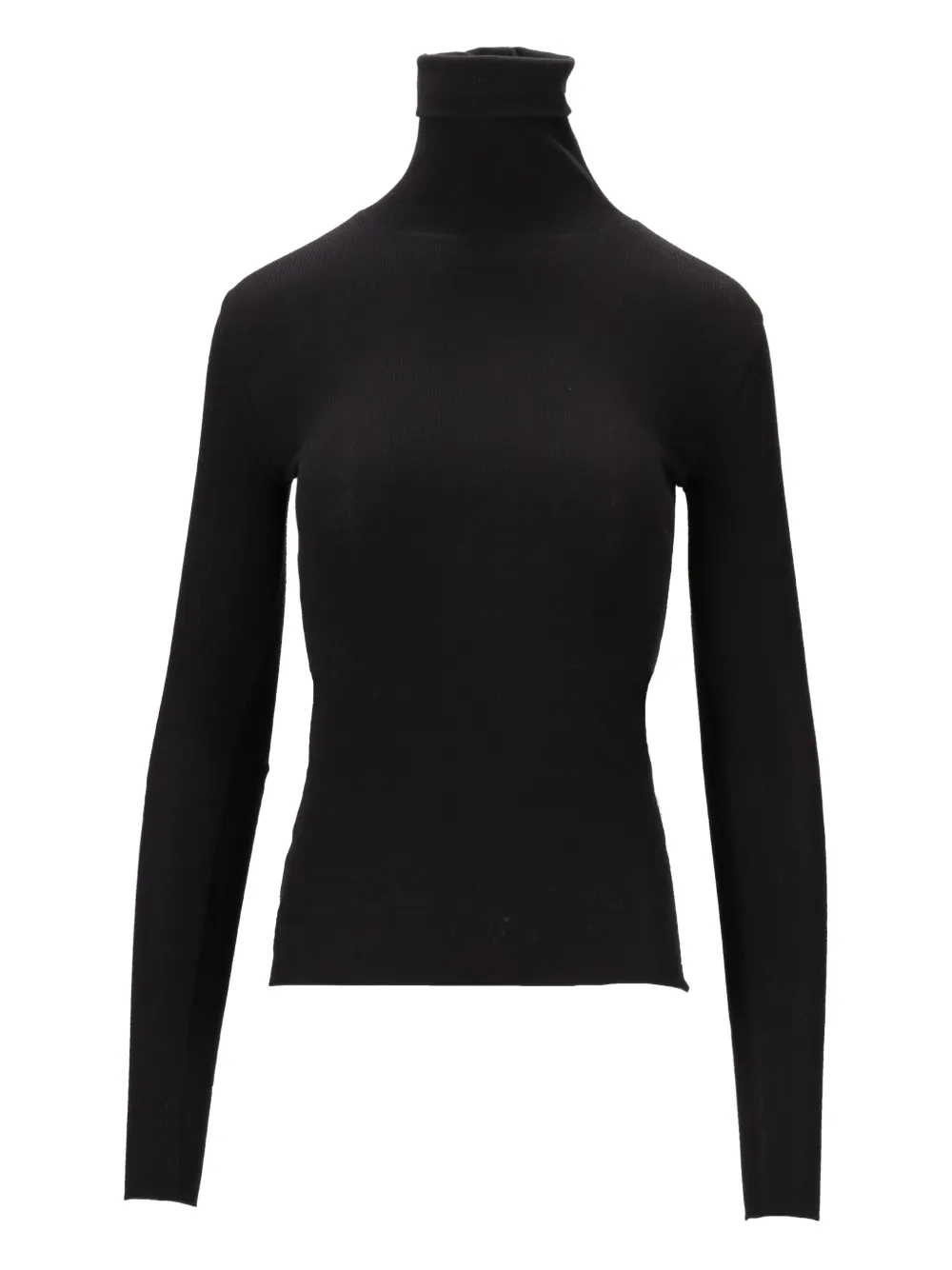 Polo Ralph Lauren ribbed turtleneck top - Schwarz