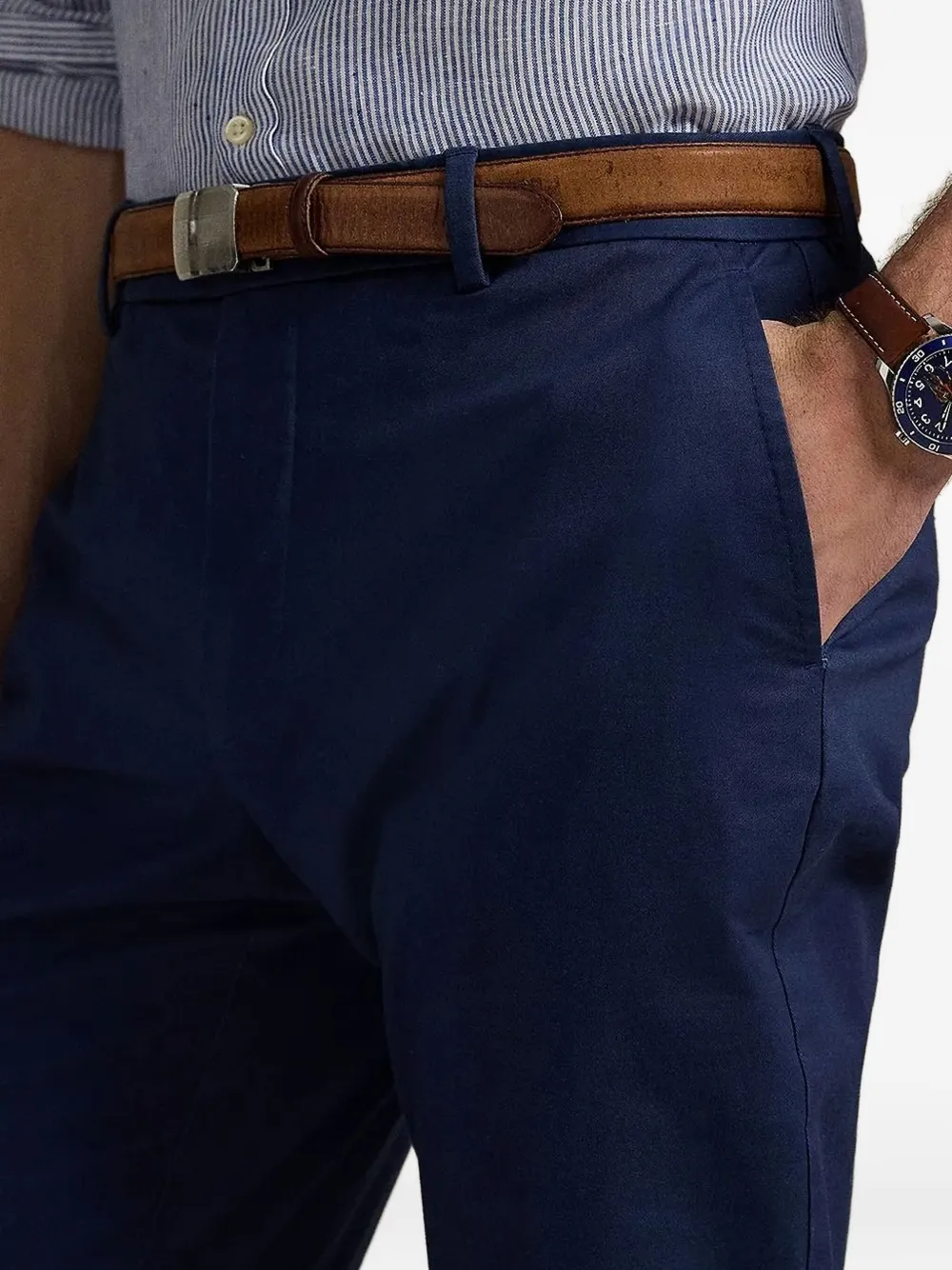 Polo Ralph Lauren cuffed trousers Blauw