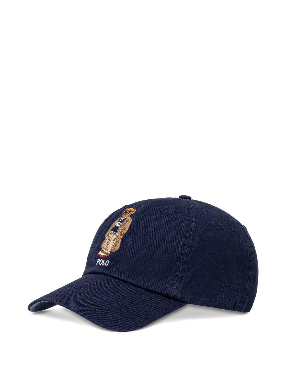 Polo Ralph Lauren bear-embroidered baseball cap Blauw