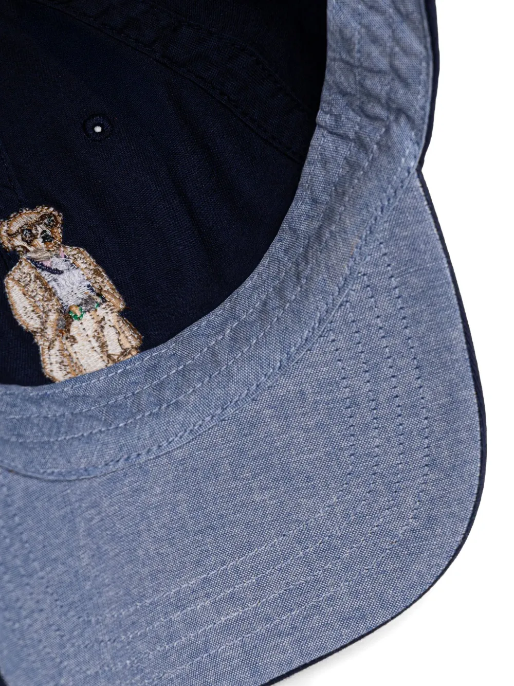 Polo Ralph Lauren Honkbalpet met geborduurde beer Blauw