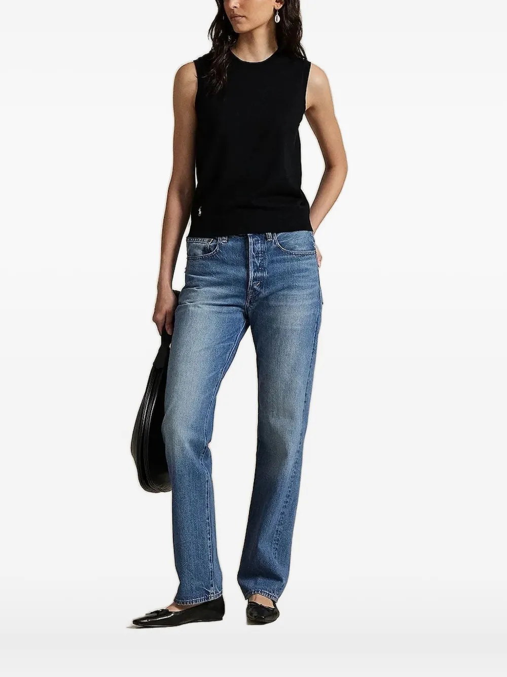 Polo Ralph Lauren sleeveless round-neck knitwear | Knitted Tops | Image 2
