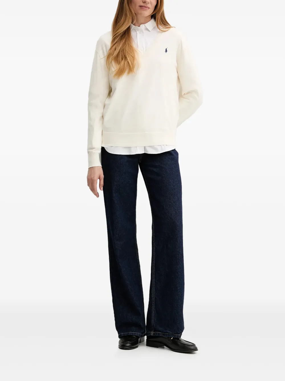 Polo Ralph Lauren Sweater met geborduurd logo Beige
