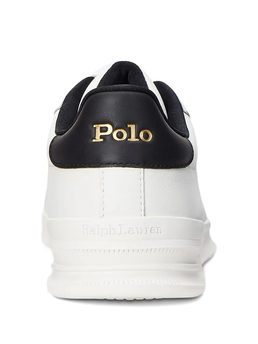 Polo Ralph Lauren leather logo low-top sneakers White