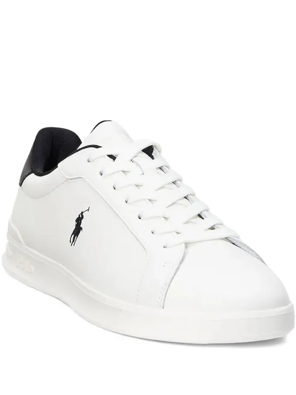 靴 polo ralph lauren leather shoes UK9 POLO RALPH LAUREN】ラルフローレン ロゴ レザー スニーカー