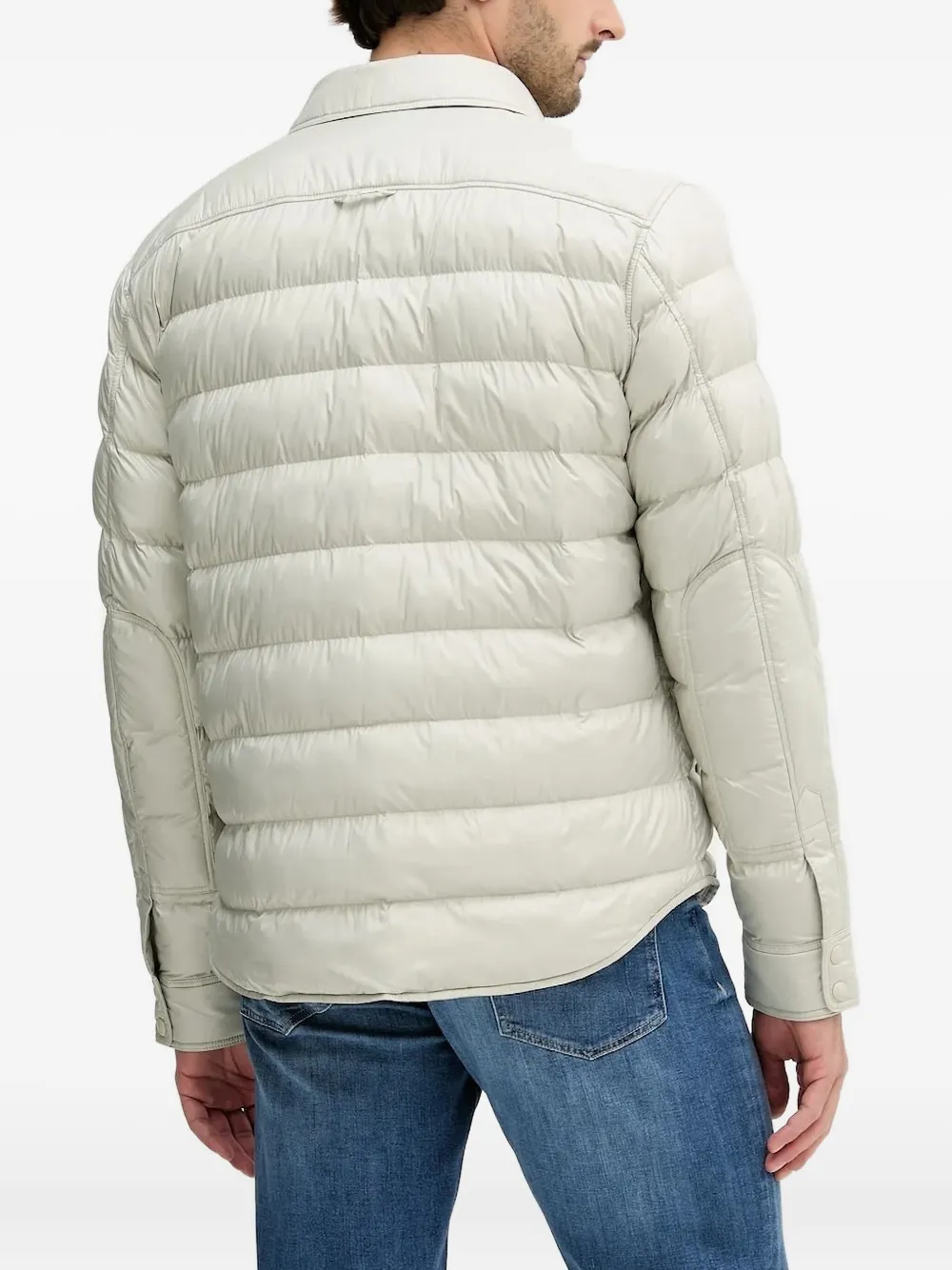 Polo Ralph Lauren quilted shirt jacket Wit