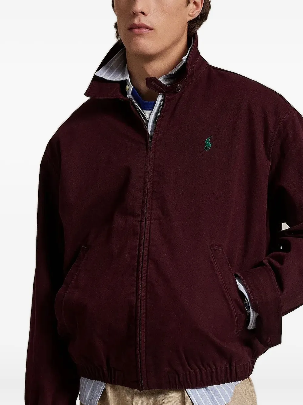 Polo Ralph Lauren elasticated-waist jacket Rood