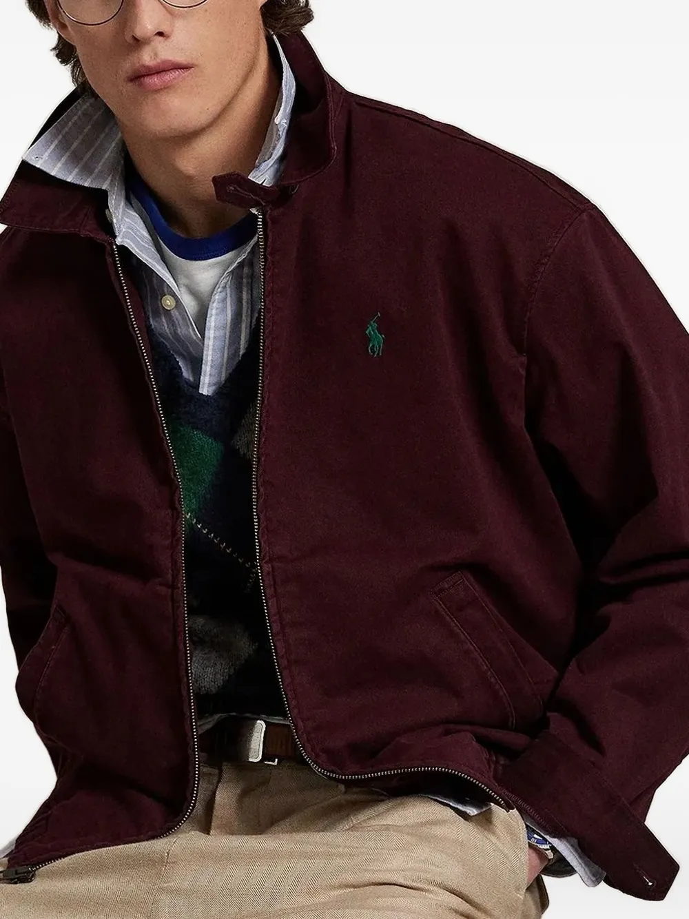 Polo Ralph Lauren elasticated-waist jacket Rood