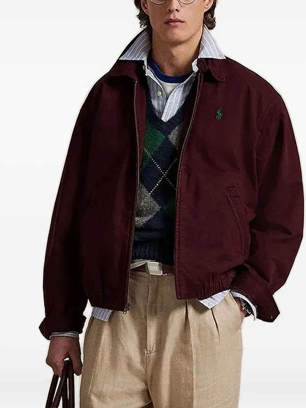 Polo Ralph Lauren elasticated-waist jacket Rood