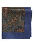 Polo Ralph Lauren paisley-pattern pocket square - Blue
