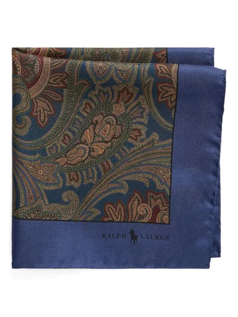 Polo Ralph Lauren paisley-pattern pocket square