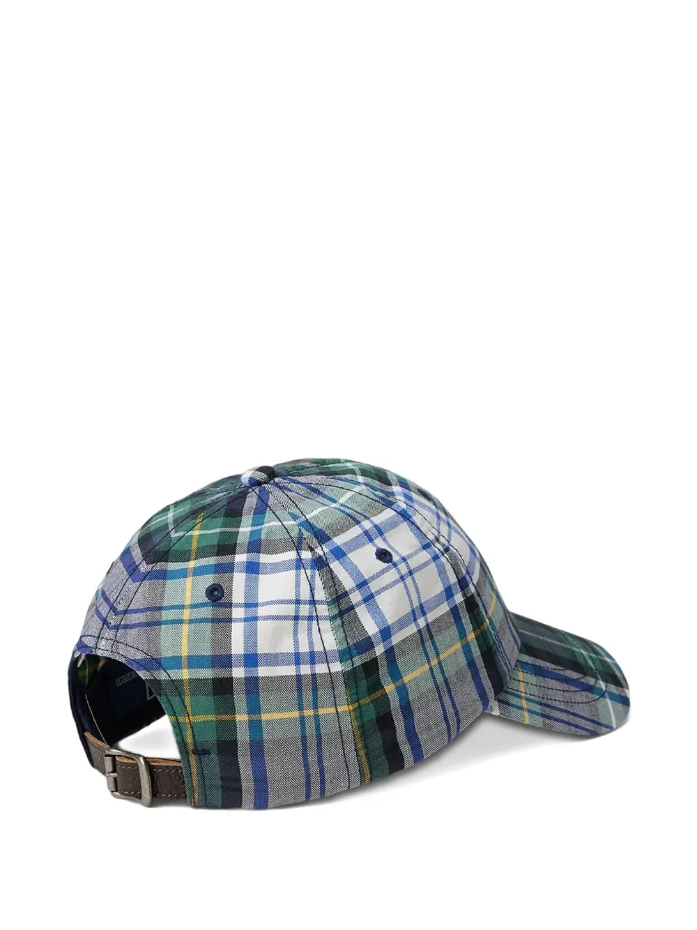 Polo Ralph Lauren plaid-oxford baseball cap - Groen