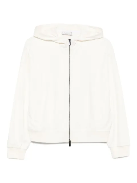 Peserico zip-fastening hoodie