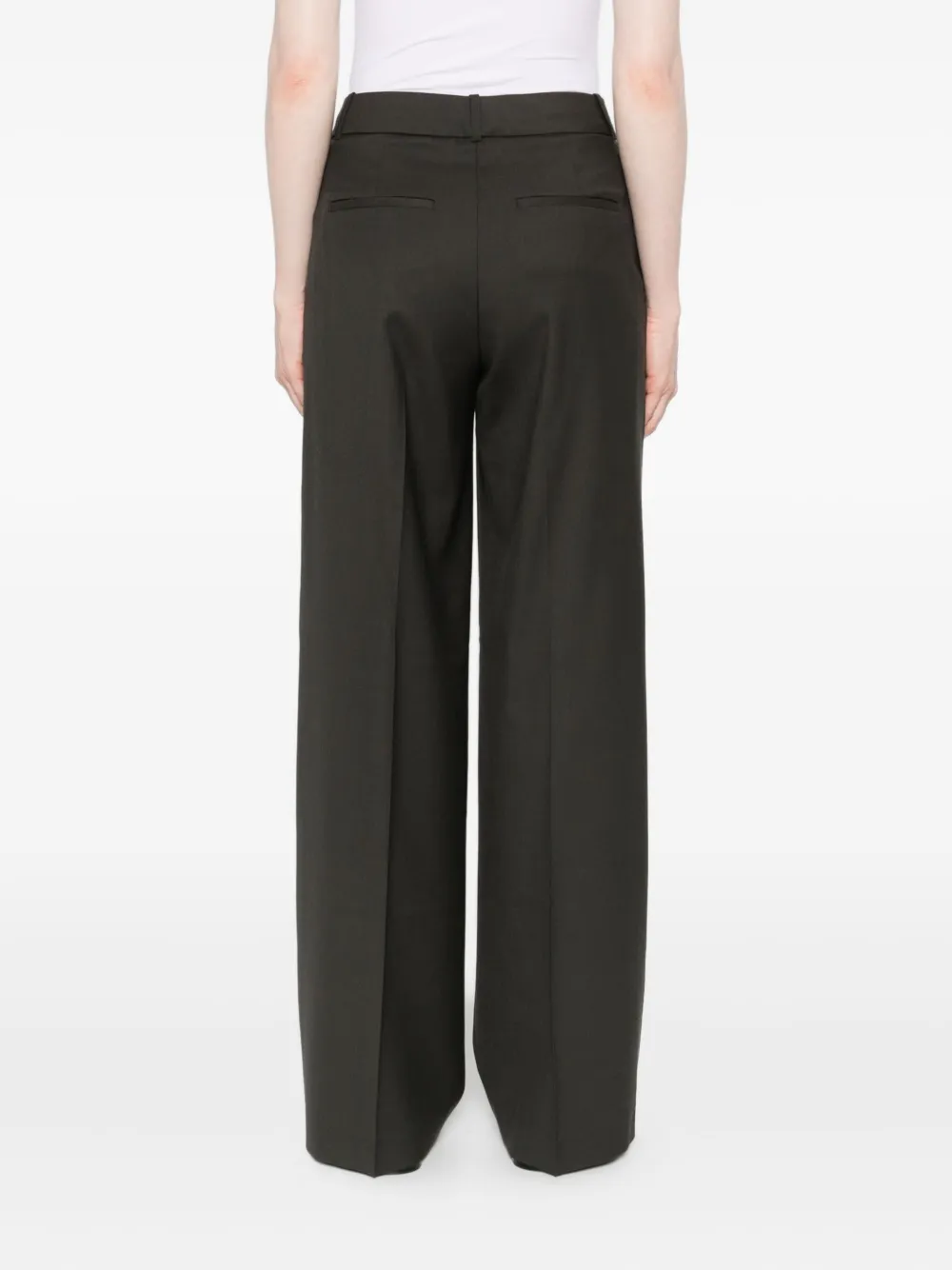 Peserico High waist broek Grijs