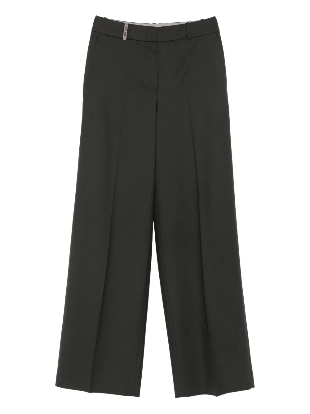 Peserico High waist broek Grijs