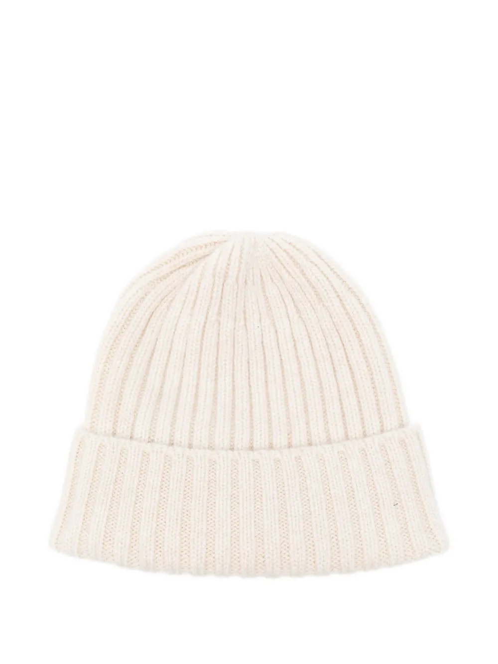 Fedeli Geribbelde kasjmier muts Beige