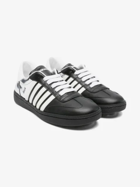 DSQUARED2 KIDS tenis con motivo de rayas