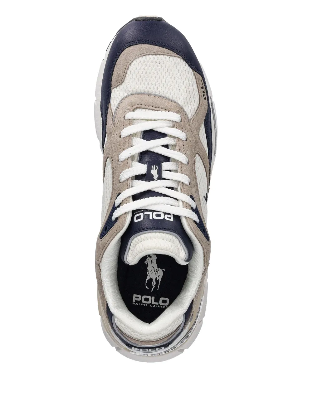 Polo Ralph Lauren Trackster 275 leather-panel sneakers White