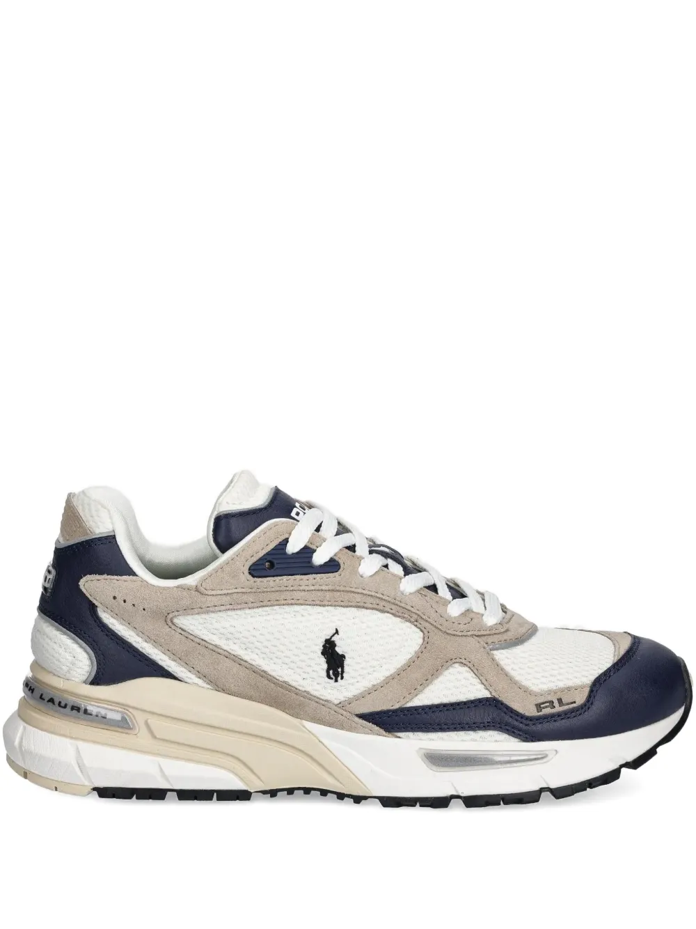Polo Ralph Lauren Trackster 275 leather-panel sneakers White