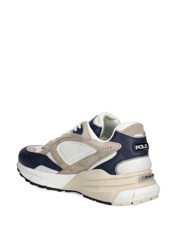 Polo Ralph Lauren Trackster 275 レザーパネル スニーカー | ホワイト 