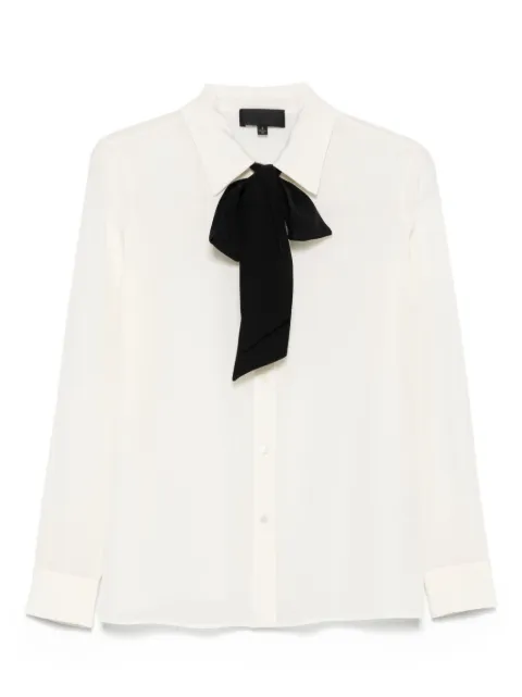 Nili Lotan bow-detail silk blouse