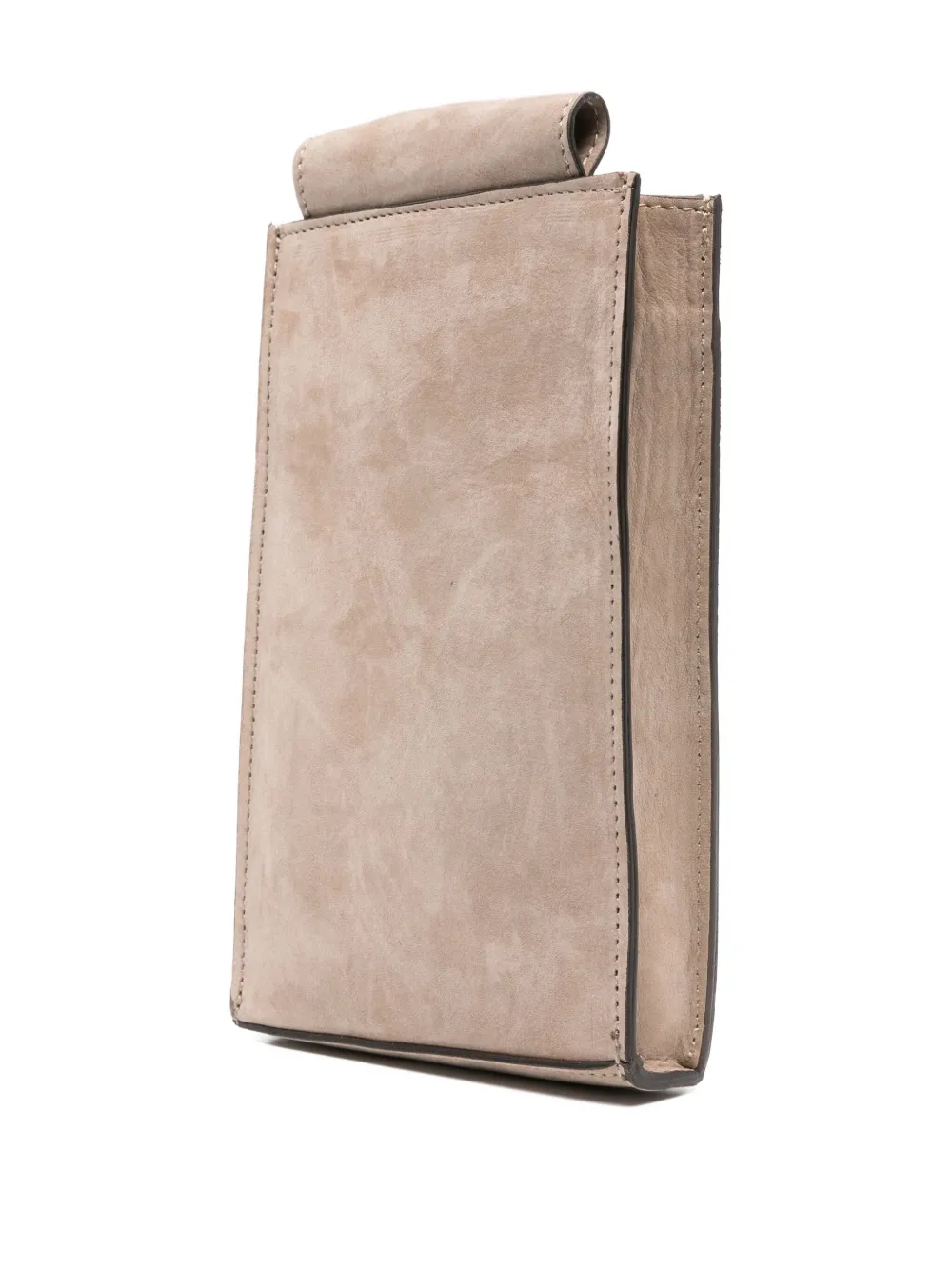 Peserico Suède kleine tas Grijs