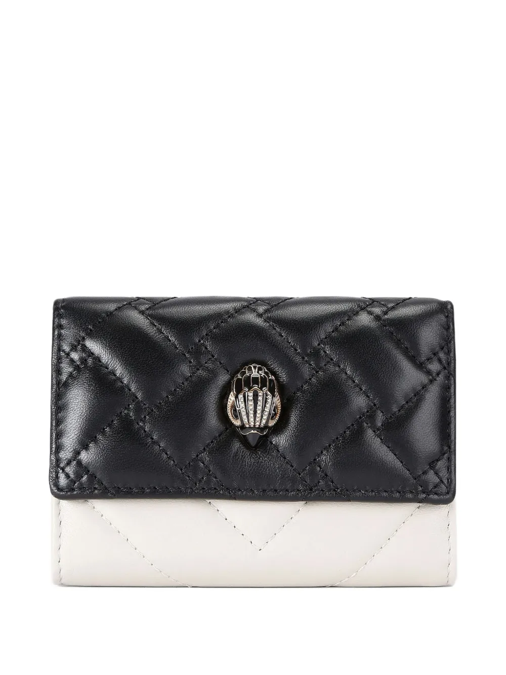 Kurt Geiger London Gewatteerde pasjeshouder "BLACK WHITE"