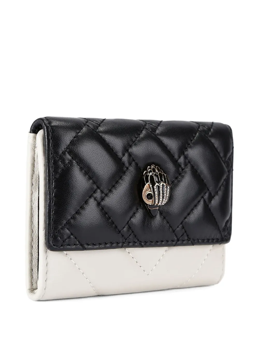 Kurt Geiger London Gewatteerde pasjeshouder "BLACK WHITE"