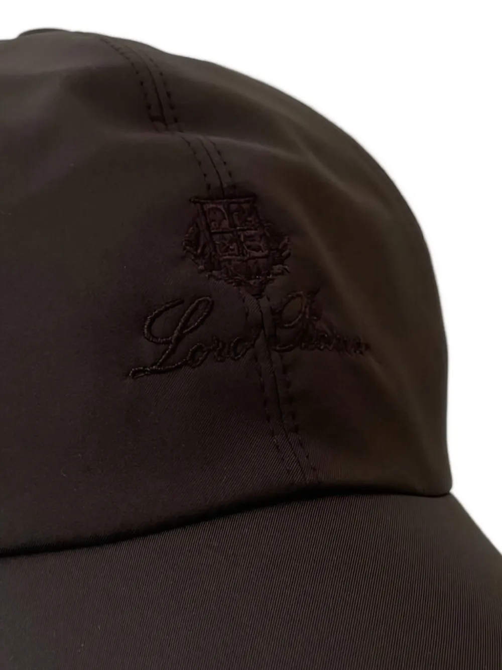 Loro Piana logo-embroidered contrast-trim cap | Image 2