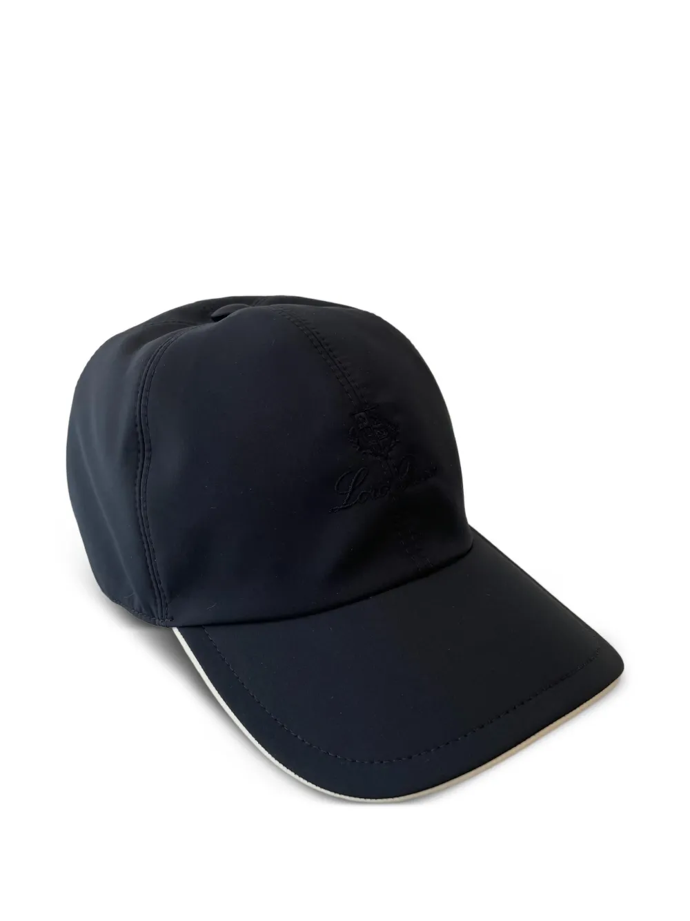Loro Piana Embroidered Logo Baseball Cap In Blue