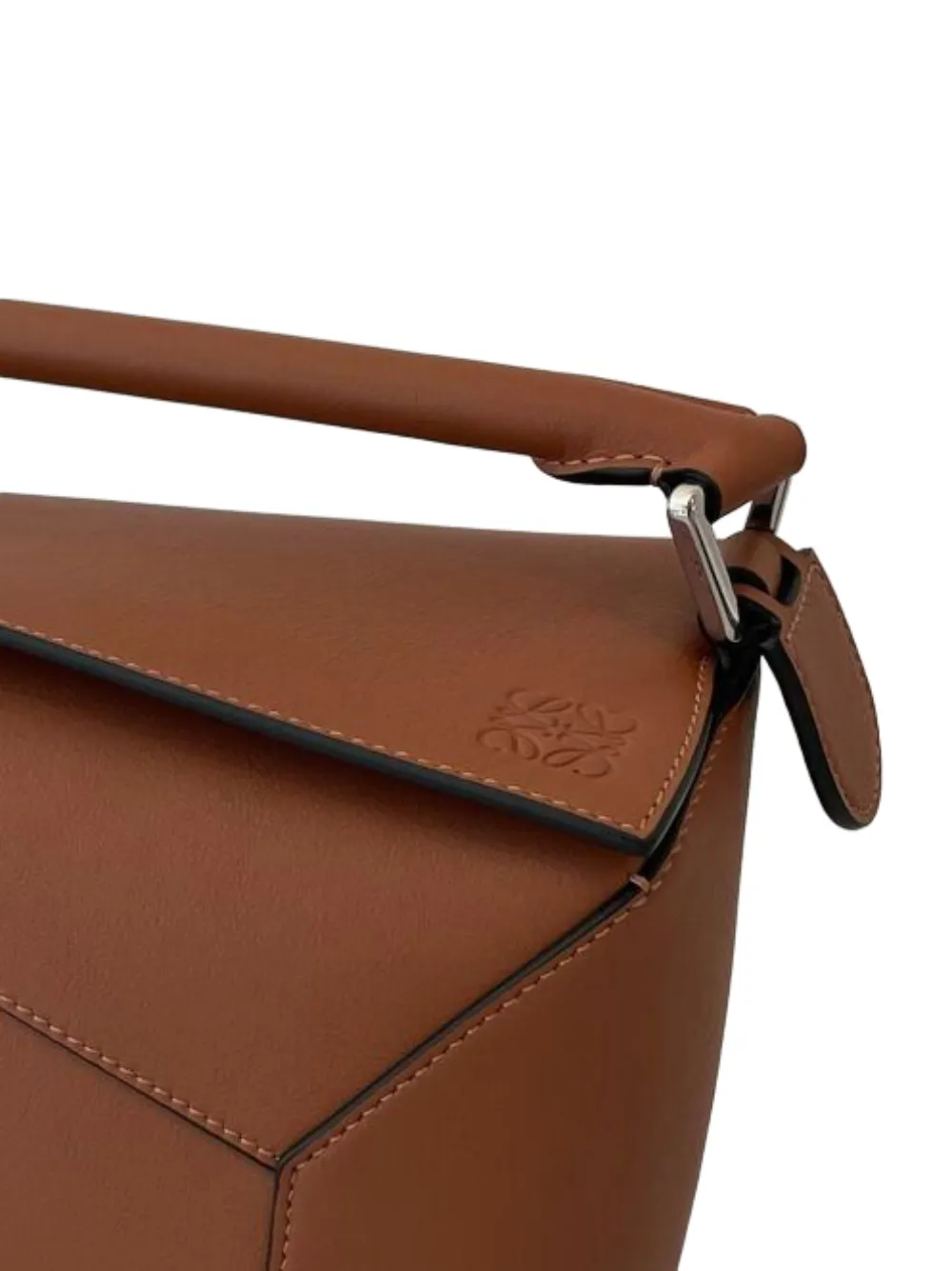 LOEWE puzzle edge small bag - Bruin