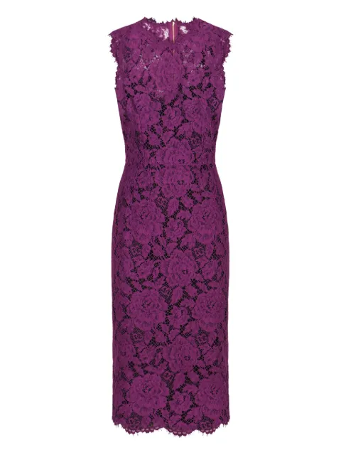 Dolce & Gabbana floral-lace dress
