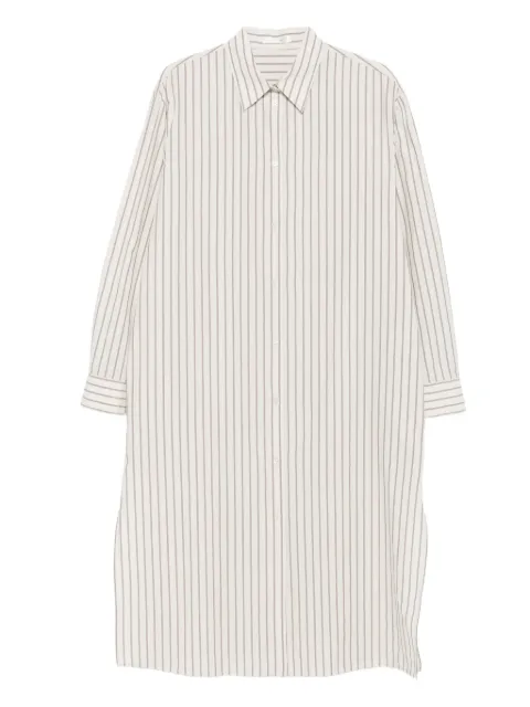 The Row Chihiro striped shirt dress