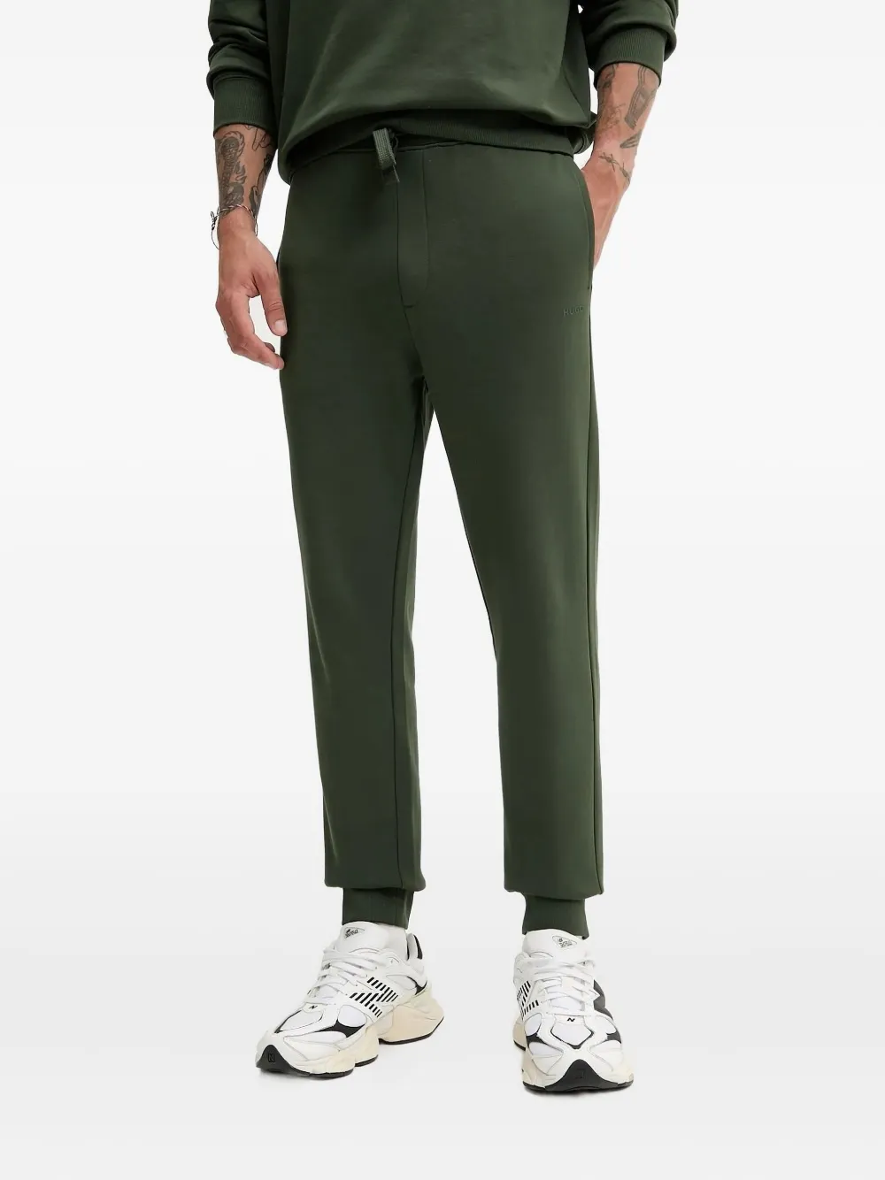 HUGO logo-print tracksuit (set of two) - Groen