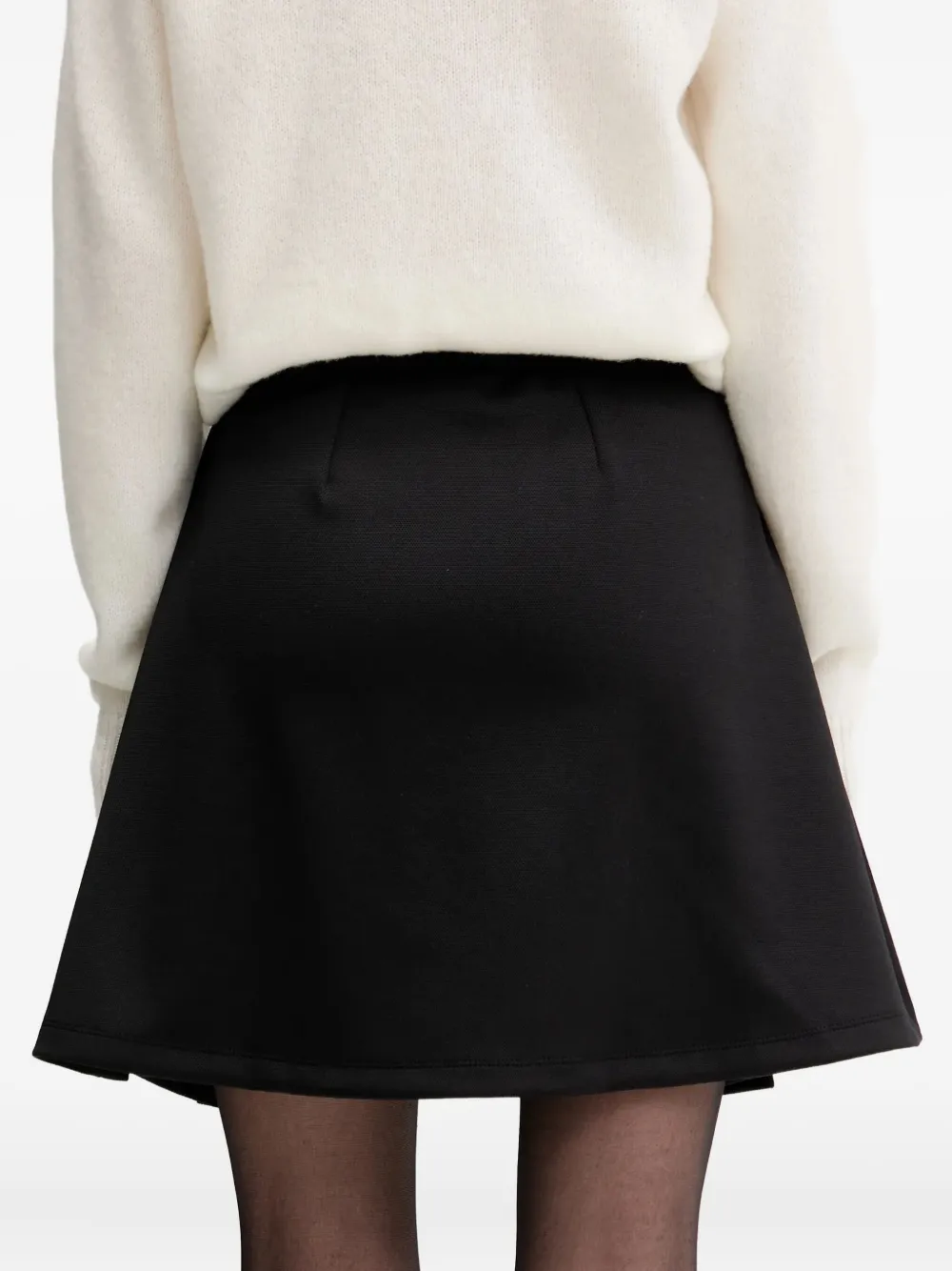 HUGO pleated pocket mini skirt - Zwart