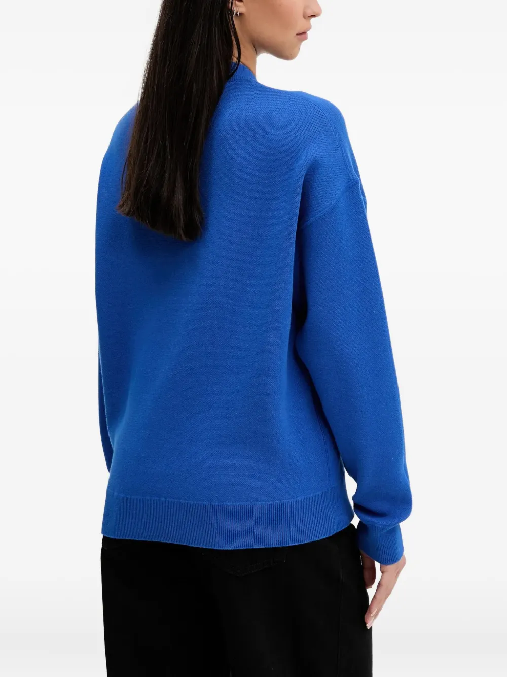 HUGO Katoenen sweater Blauw